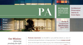 Putnam Associates website design